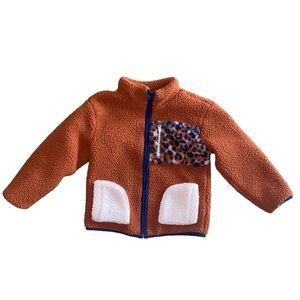 Cat & Jack fleece zip front jacket | size 6/6x
